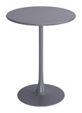 Soleil Bar Table Gray 704034 Zuo Modern