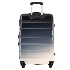 English Elm Hardshell Polycarbonate 3 Piece Luggage Set Spinner Wheels Tsa Lock Expandable Travel Black Multi N732P184448B