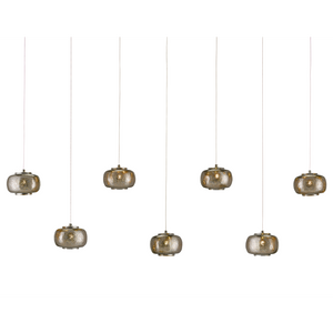 Pepper 30-Light Multi-Drop Pendant – Modern Farmhouse Fixture with Sleek Pierced Metal Shades