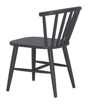 Zuo Modern Shio Dining Chair - Modern Powder Coated Aluminum Frame For Stylish Indoor & Outdoor Dining Spaces Black Aluminum 704083-zuo-modern