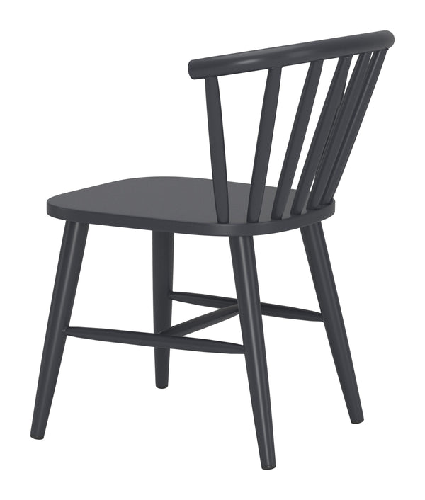 Zuo Modern Shio Dining Chair - Modern Powder Coated Aluminum Frame For Stylish Indoor & Outdoor Dining Spaces Black Aluminum 704083-zuo-modern