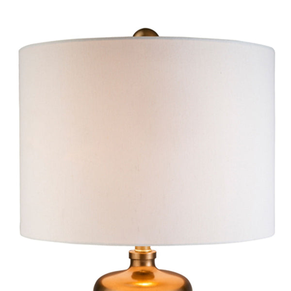 English Elm 28.5" Tall Polyresin Table Lamp Mystic Owl Design with White Fabric Shade, 3-Way Rotary Switch, UL Listed Gold B072116201