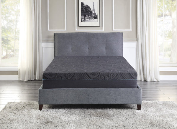 English Elm 11-inch Gel-Infused Memory Foam Hybrid Mattress Queen Size - 4-Layer Cooling Support, Pocket Coils Dark Gray 15 L x 15 W x 63 H B011P212564