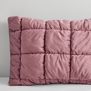English Elm King Plush Velvet Comforter Set King Size with Down Alternative Fill, Box Quilting, Luxurious Softness Pink 22.05 L x 19.68 W x 16.93 H B035P203239