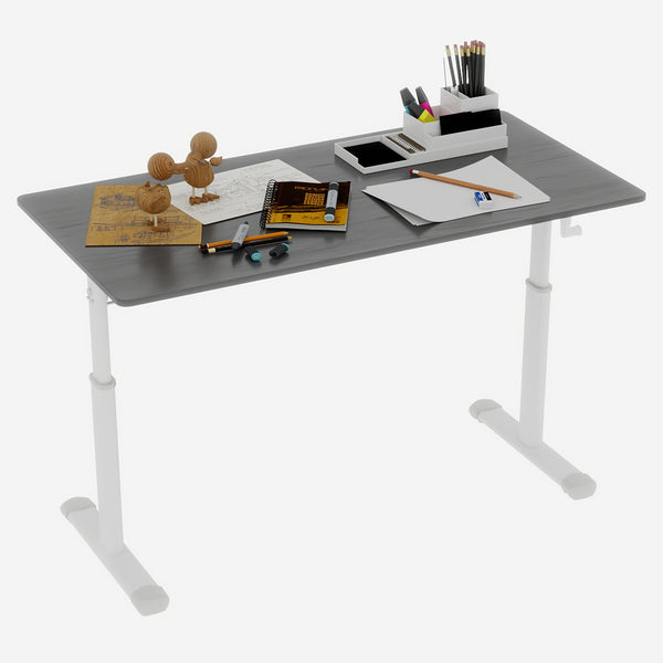 English Elm Adjustable Study Desk For All Ages – Compact, Height-Adjustable, Multi-Use Desk For Home & Office W1935P338370