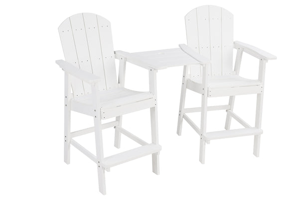 English Elm Lounge Chair - All-Season Outdoor Comfort With Durable Hips, Stainless Steel, Weather-Resistant Design W2085P364120