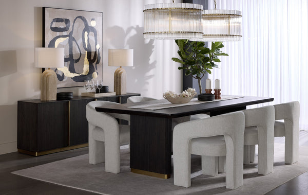 Sunpan Ancona Table Lamp - Handcrafted Elegance with Unique Travertine Design for Timeless Décor Appeal Natural