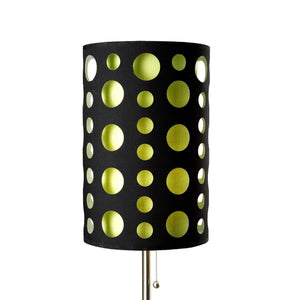 English Elm 33" Tall Metal Table Lamp - Retro Chic Design With Customizable Black & Green Shade For Every Room B072116055