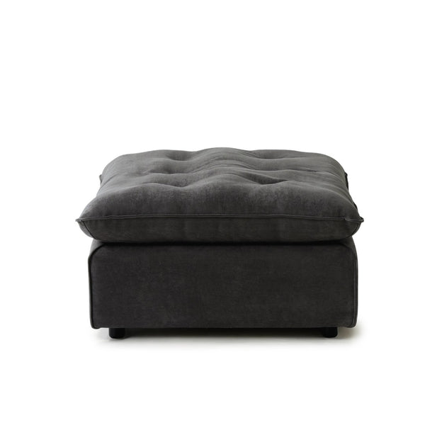 English Elm Sky Cloud Deluxe Adjustable Sectional Sofa - Elegant Grey Velvet 4-Seater For Modern Living Spaces B341S00028-GIGA