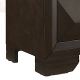 English Elm Espresso 2-Drawer Nightstand