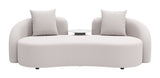 Sunny Isles Loveseat Beige 704019 Zuo Modern