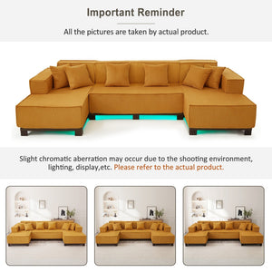 English Elm Swivel Barrel Accent Chair Chenille Tufted Round Club Seat for Living Room Lounge Orange N719S002220G