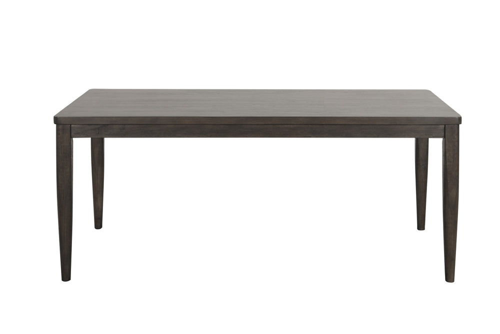 English Elm Modern Dark Walnut Rubberwood Dining Table 72" x 40" Cozy Family Gatherings Sturdy 1pc Table 30" B2741P320861
