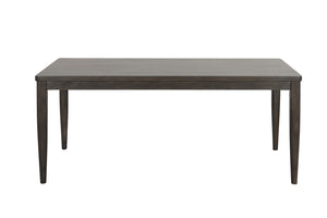 English Elm Modern Dark Walnut Rubberwood Dining Table 72" x 40" Cozy Family Gatherings Sturdy 1pc Table 30" B2741P320861