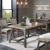 INK+IVY Oliver Industrial Extension Dining Table II121-0315 Grey