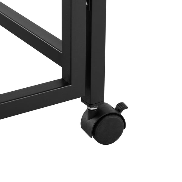 English Elm Folding Desk - Compact Black Foldable Computer Desk For Small Spaces, Easy Storage & Setup 39.37" W2516P272890