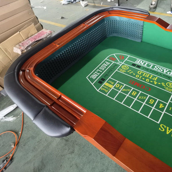 English Elm Craps Table Top Replacement Green Felt Casino Layout for Ino Design Game Room Play W2748P222816