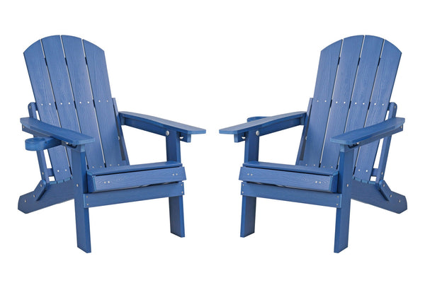 English Elm 2-Piece All-Season Outdoor Lounge Chairs Set For Patios & Gardens – Adjustable, Weather-Resistant Comfort W2085P363118