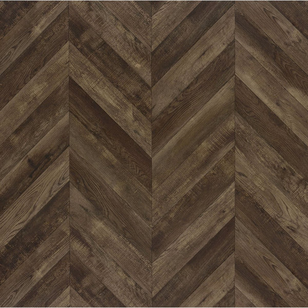 English Elm Sager Rustic Oak 4-Shelf Accent Cabinet with Chevron Pattern and Gunmetal Steel Base for Stylish Storage B062P351426