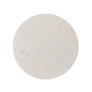 English Elm 27.5" Round Mgo Terrazzo Coffee Table Weather Resistant for Patio or Living Room N772P262020T