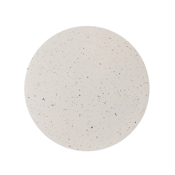 English Elm 27.5" Round Mgo Terrazzo Coffee Table Weather Resistant for Patio or Living Room N772P262020T