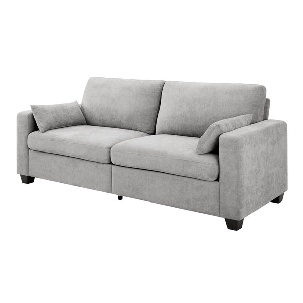 English Elm Modern Fabric Loveseat with Fsc Wood Frame Spring Cushions and Washable Covers W5515P443361