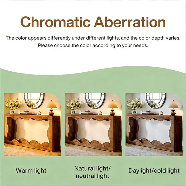 English Elm Wood Solid Fir Console Table Handcrafted Farmhouse Style for Entryway or Sofa Rustic Brown T3971P446942