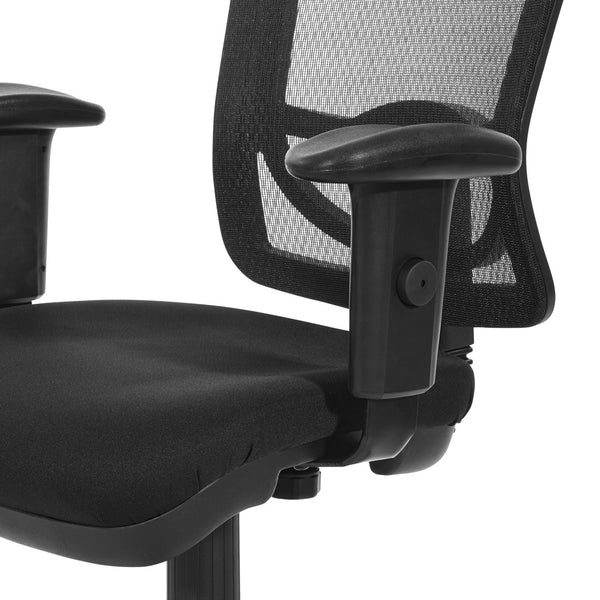 OSP Home Furnishings Progrid® Mesh Back Ergonomic Task Chair with Lumbar Support and Adjustable Arms 28174-30