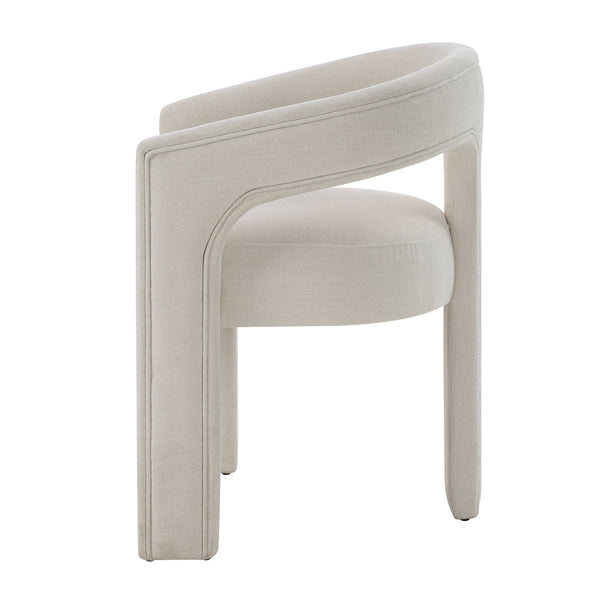 English Elm Gamarya Upholstered Chenille Side Chair Set of 2 – Modern Comfort, Plywood Frame, 220lb Capacity White 38 L x 25 W x 25 H B2726P285868
