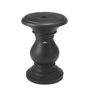 English Elm Christopher Knight Home® - MGO Durable Magnesium Oxide Umbrella Base Table with Multi-Size Caps, Hand-Tight Knob Stability, 31.75" L Black N772P284567B