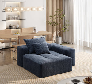 English Elm Modern Oversized Modular Sectional Sofa - Sparkling Chenille, Diy Design, No Assembly & 2 Pillows! W1885P298466