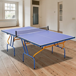 English Elm Double Fish Foldable Ping Pong Table Mdf Surface Solo Practice Ready Indoor Outdoor W3087P251052