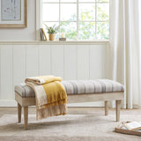 Harstrom Farmhouse Chic Soft Close Storage Bench with Upholstered Seat and Ample Storage Space