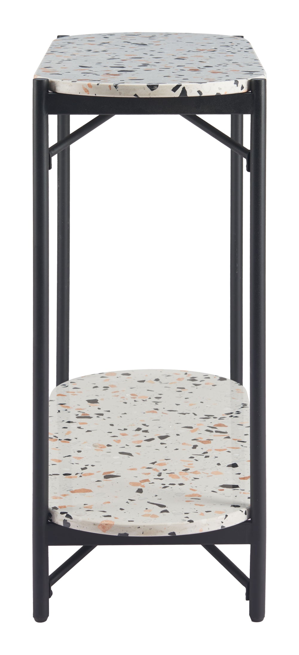 Zuo Modern Tuxedo Console Table Multicolor: Stylish Modern Design For Your Home, Perfect Blend Of Form & Function Multicolor Stone,Steel 110322-zuo-modern