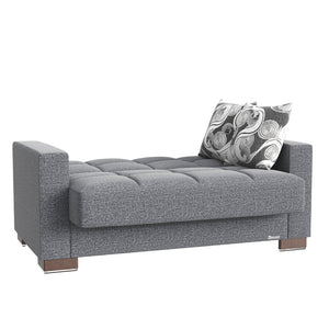 English Elm Primenest Zenaero Convertible Loveseat With Storage - Stylish Gray Upholstered Sleeper For Small Spaces B030P281752-GIGA