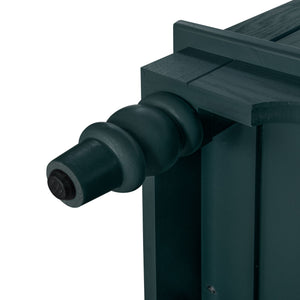 English Elm American Hollow-Carved 2 Door Accent Cabinet — Pine Feet, Gold Handles, Rustic Entryway Storage Buffet W688P145774