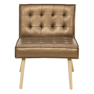 OSP Home Furnishings Amity Tufted Accent Chair Sizzle Copper