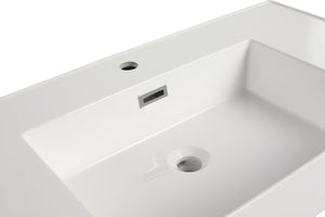 English Elm 36" Durable Bathroom Sink GRB36120MMO – Smooth Waterproof Surface, Scratch & Dirt Resistant Finish W999141532