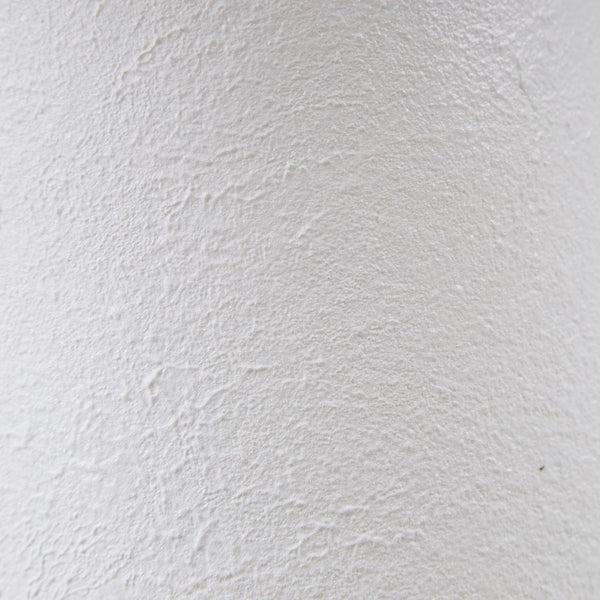 JLA Home INK+IVY - Textured Ceramic Lamp with Matte White Sculpted Base and Fluted Fabric Shade, LED Included, Versatile Decor II153-0162