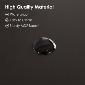 English Elm Record Player Stand with Storage Cabinet and Adjustable Metal Legs, Swivel Feet, Easy Assembly T3623P408152