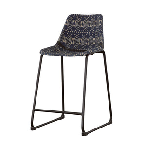 English Elm Carmel Upholstered Dining Side Chairs Set of 2 Beige Fabric with Dark Grey Frame B062P447821