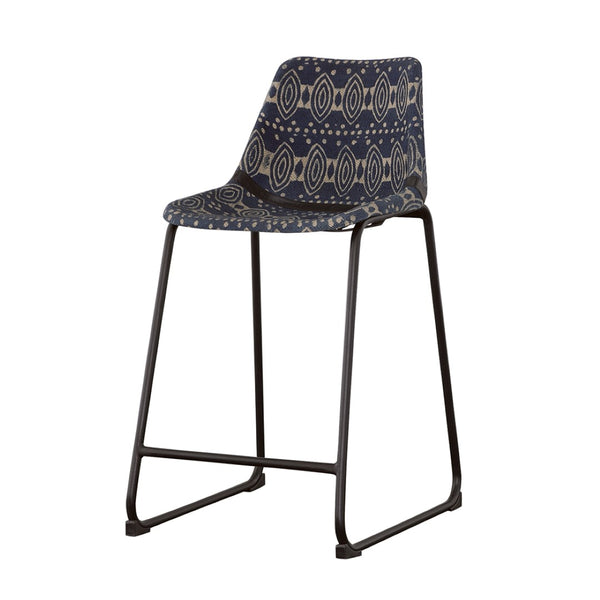 English Elm Carmel Upholstered Dining Side Chairs Set of 2 Beige Fabric with Dark Grey Frame B062P447821
