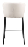 Linz Counter Stool - Set of 2 Cream 109780 Zuo Modern