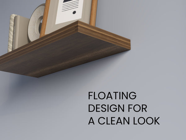 English Elm Fm Furniture Iva Pair Of Stylish Walnut Floating Shelves For Modern Home Storage & Display Solutions B128P361101-GIGA
