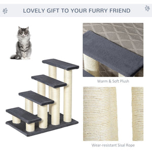 English Elm Pawhut Modular Wall Mounted Cat Tree with Condo Curved Perch Bridge and Solid Wood Frame W2225P217050