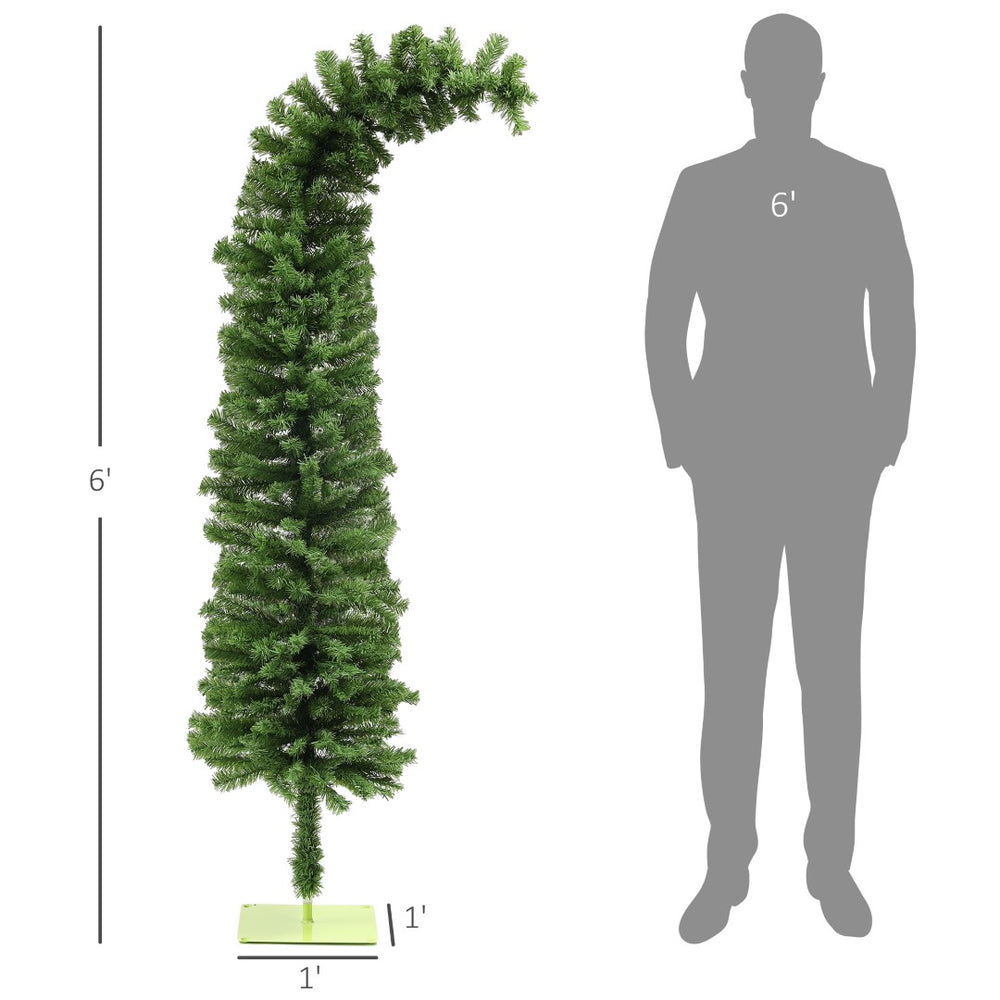 English Elm Pencil Slim Flocked Christmas Tree with Snow Dusted Branches for Entryways T3971P413064