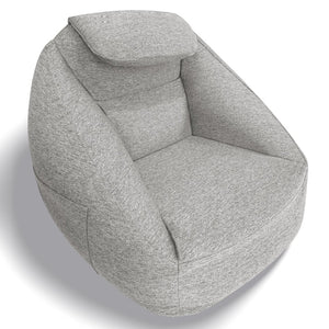 English Elm One Size Cloud Inflatable Ergonomic Couch with Headrest Five Chamber Portable Seat Grey B035P408428