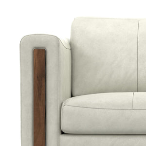 English Elm Richard 63-Inch Eco-Friendly Genuine Leather Loveseat For Compact Living Spaces – Stylish Comfort B136P364295-GIGA