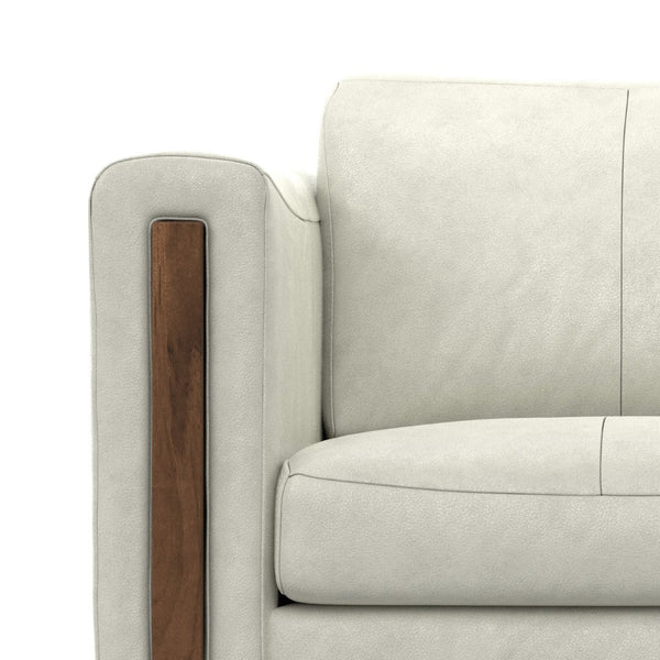 English Elm Richard 63-Inch Eco-Friendly Genuine Leather Loveseat For Compact Living Spaces – Stylish Comfort B136P364295-GIGA