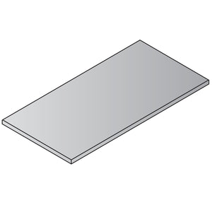 OSP Home Furnishings Pace Rectangular Minimalist Table Sturdy Multipurpose Surface for Office or Dining Spaces 48X24 PAC-RCT4824-GRY
